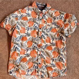Floral Hawaiian Button-Up Shirt